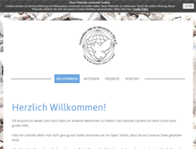 Tablet Screenshot of humanitaere-hilfe-weissenbrunn.de